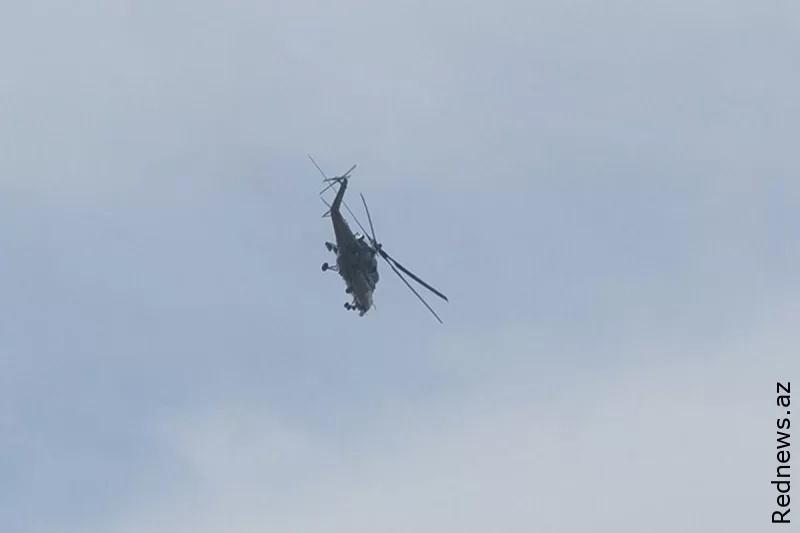 Hərbi helikopter qəzaya DÜŞDÜ